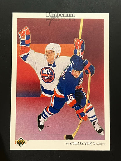 306. Pat Lafontaine TC Upper Deck 1990-91 Hockey Card