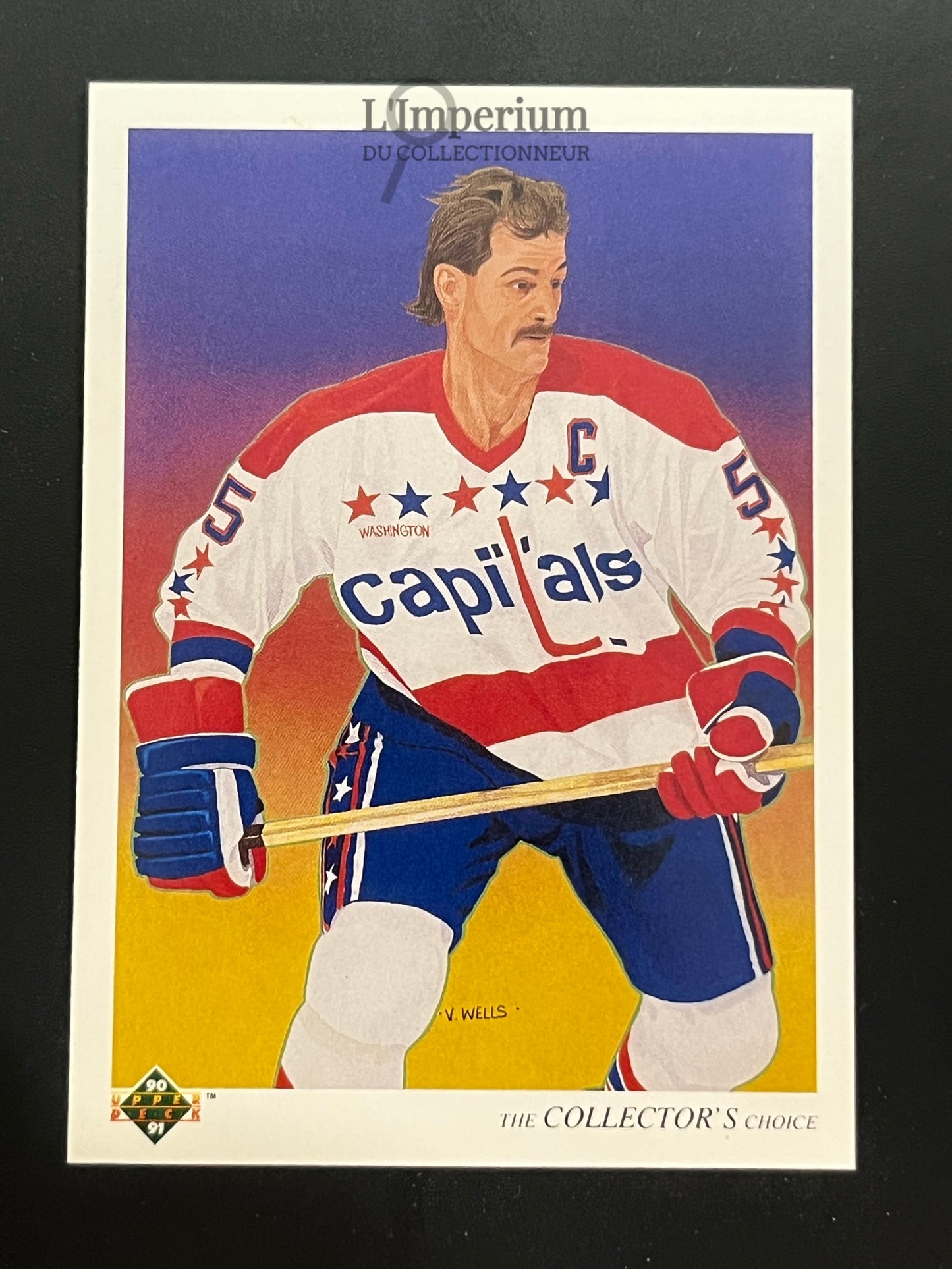 309. Rod Langway TC Upper Deck 1990-91 Hockey Card