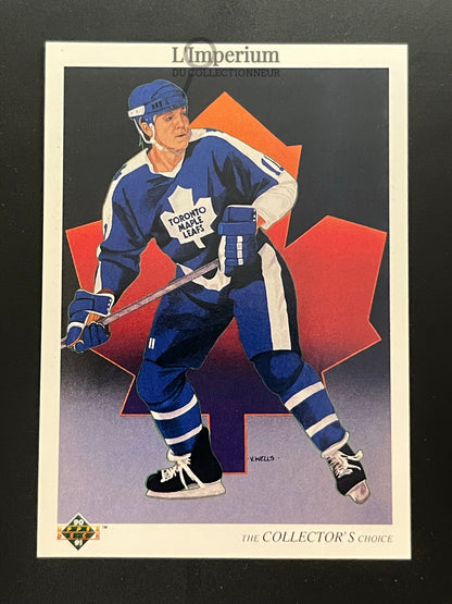 310. Gary Leeman TC Upper Deck 1990-91 Hockey Card