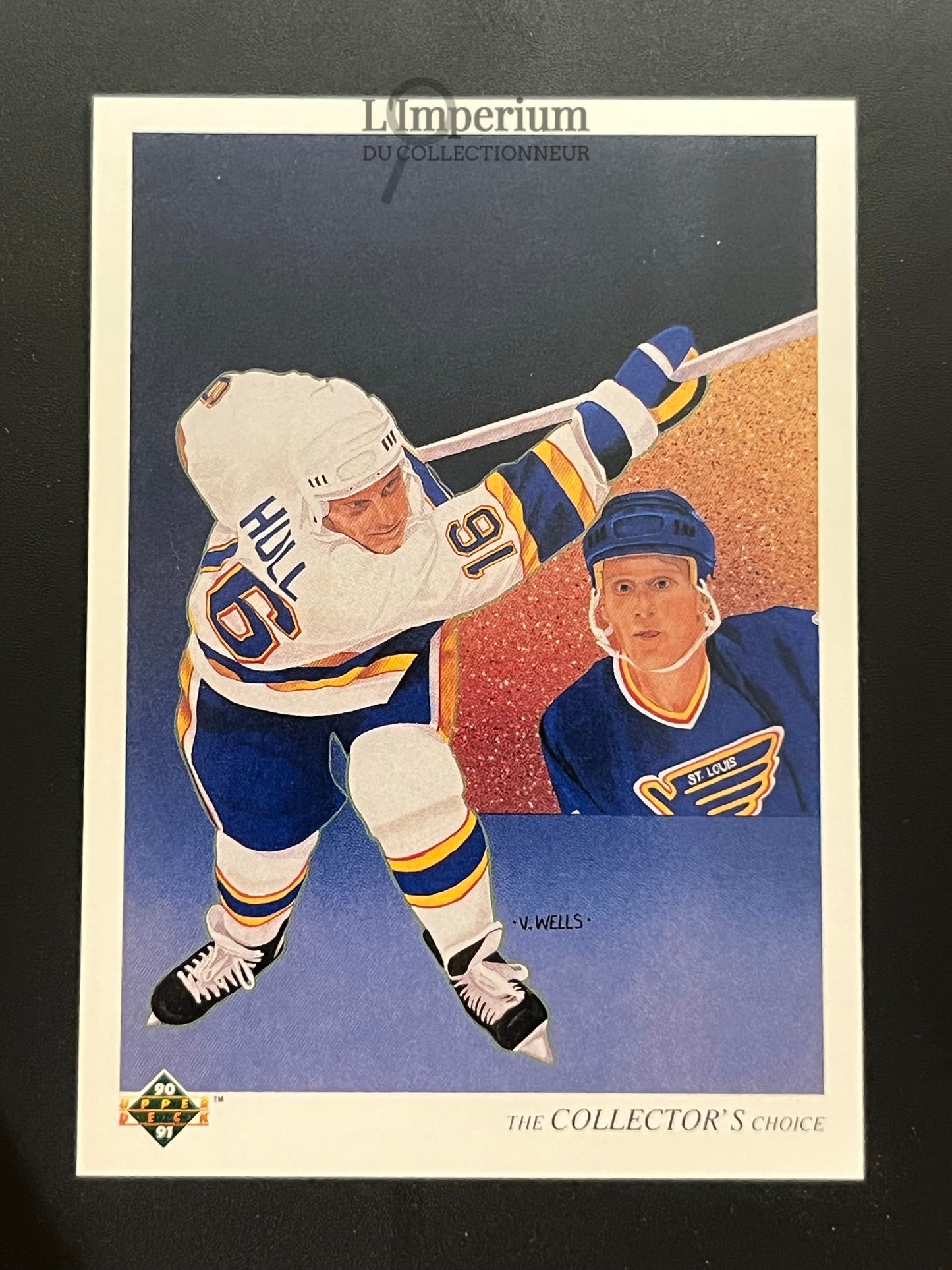312. Brett Hull TC Upper Deck 1990-91 Hockey Card