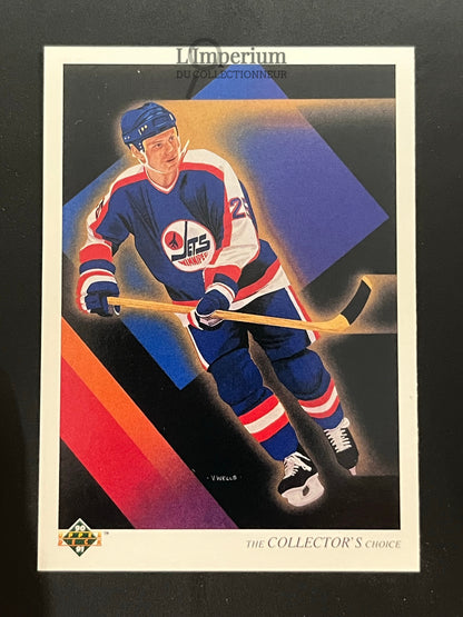 313. Thomas Steen TC Upper Deck 1990-91 Hockey Card
