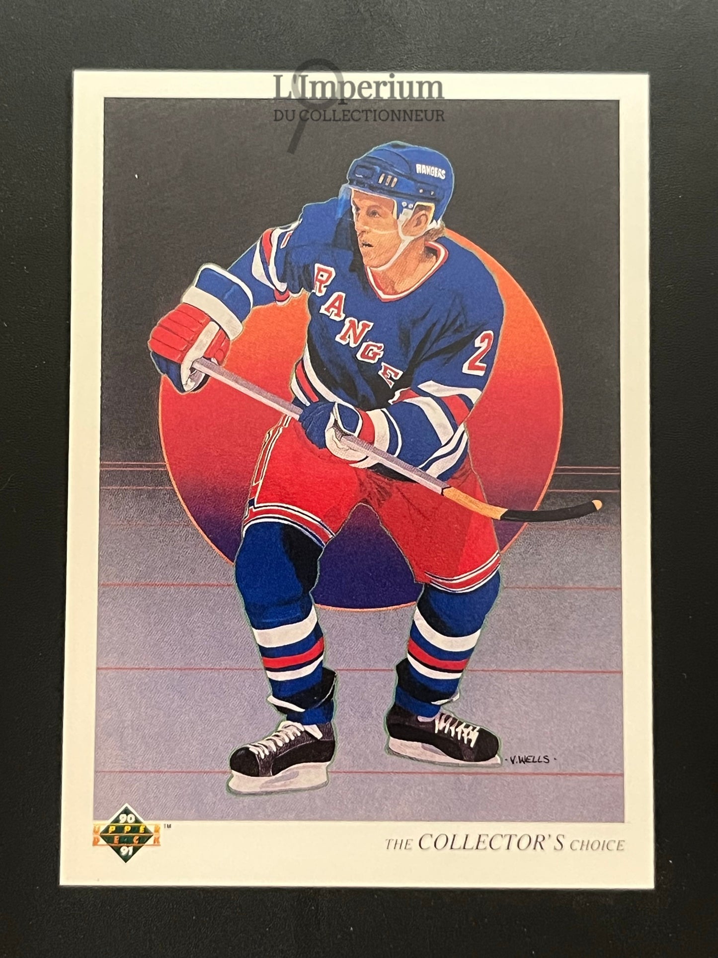 315. Brian Leetch TC Upper Deck 1990-91 Hockey Card