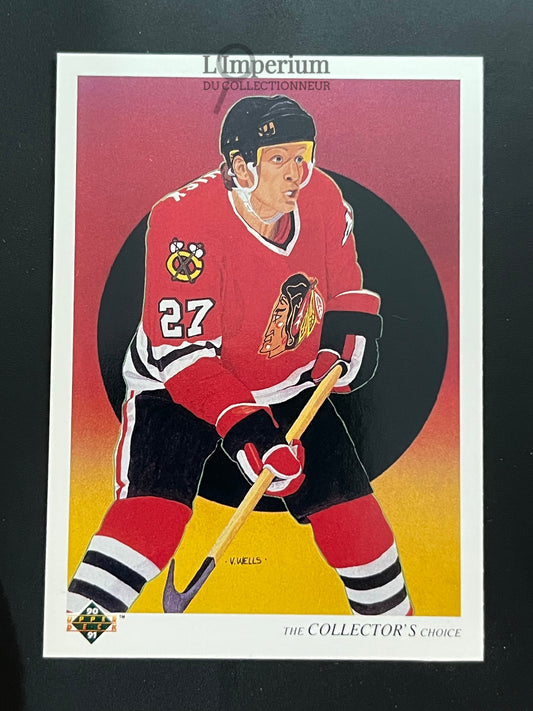 316. Jeremy Roenick TC Upper Deck 1990-91 Hockey Card