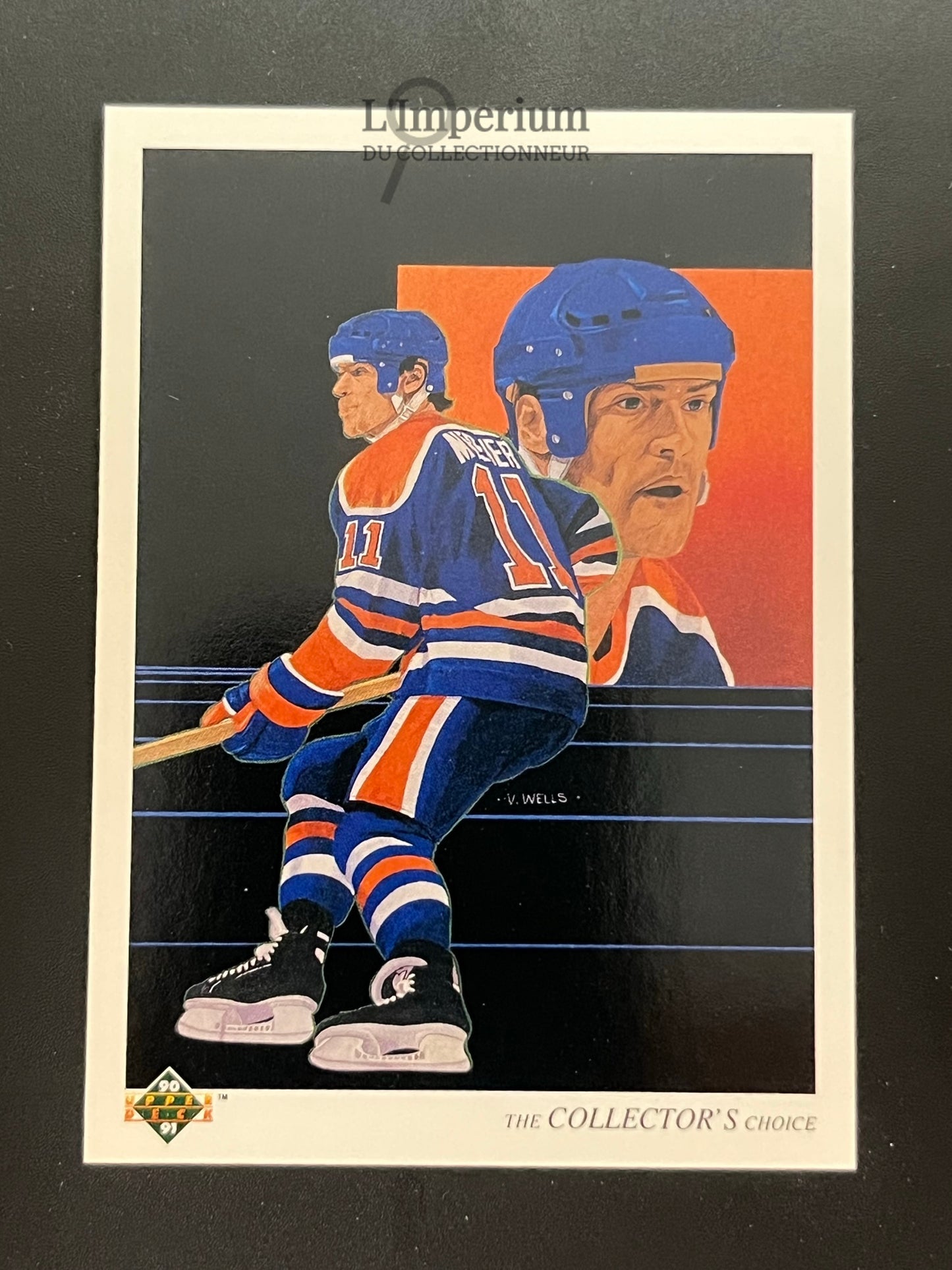 321. Mark Messier TC Upper Deck 1990-91 Hockey Card