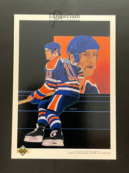 321. Mark Messier TC Upper Deck 1990-91 Hockey Card