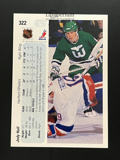 322. Jody Hull RC Upper Deck 1990-91 Hockey Card