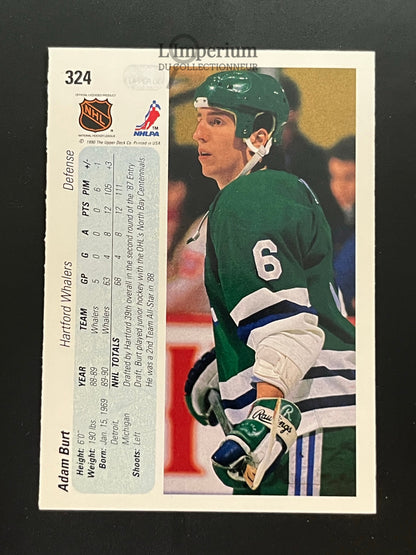 324. Adam Burt RC Upper Deck 1990-91 Hockey Card