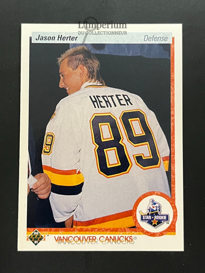 325. Jason Herter RC Upper Deck 1990-91 Hockey Card