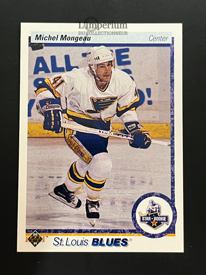 345. Michel Mongeau RC Upper Deck 1990-91 Hockey Card