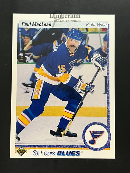 330. Paul Maclean Upper Deck 1990-91 Hockey Card