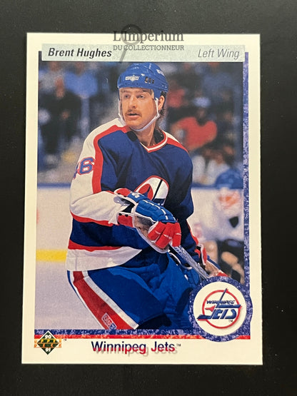 333. Brent Hughes RC Upper Deck 1990-91 Hockey Card
