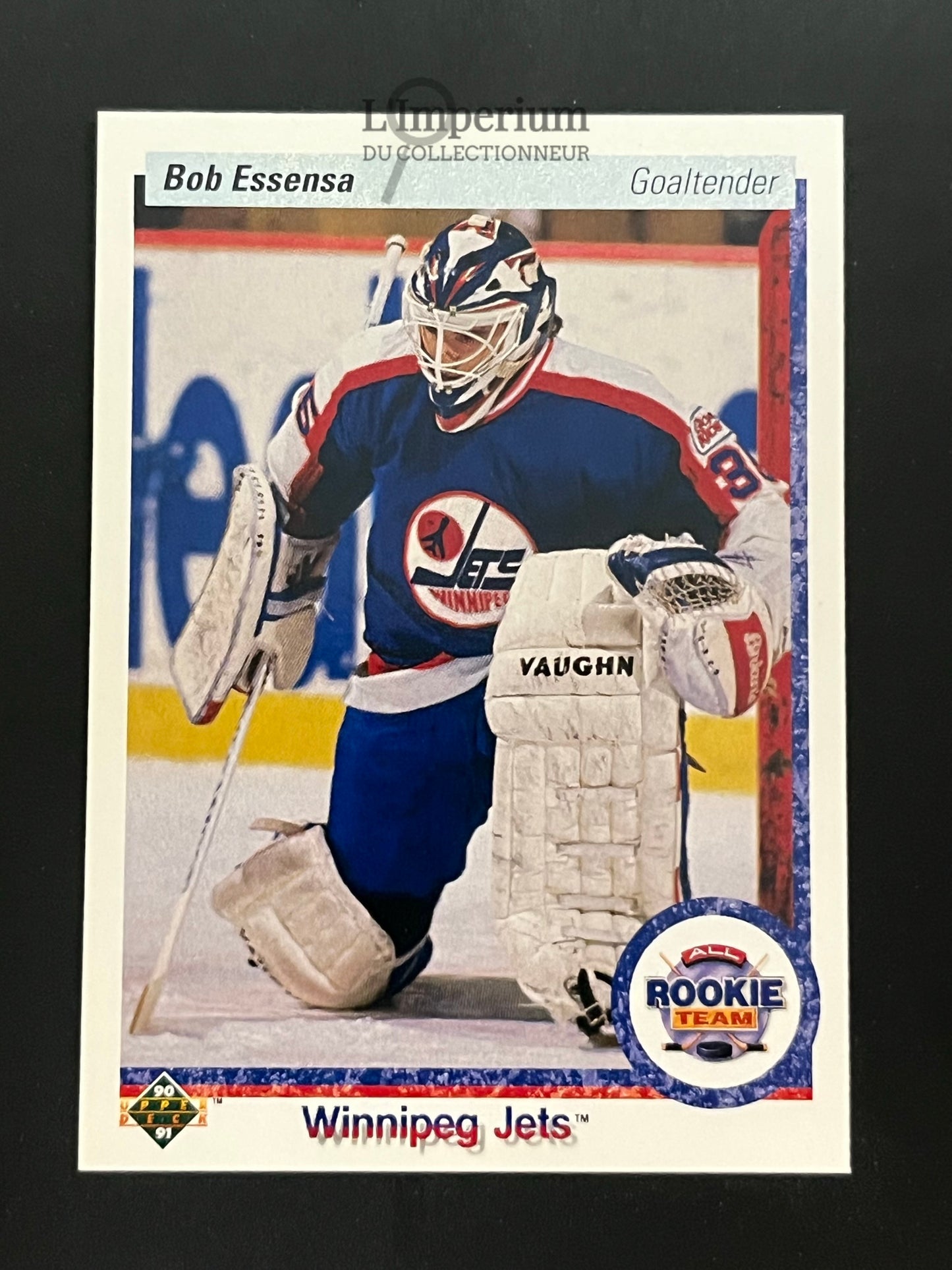 337. Bob Essensa ART Upper Deck 1990-91 Hockey Card