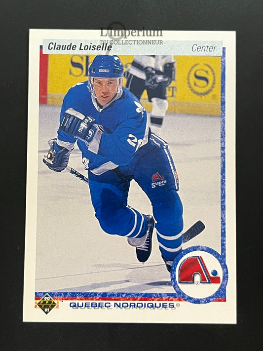 338. Claude Loiselle RC Upper Deck 1990-91 Hockey Card