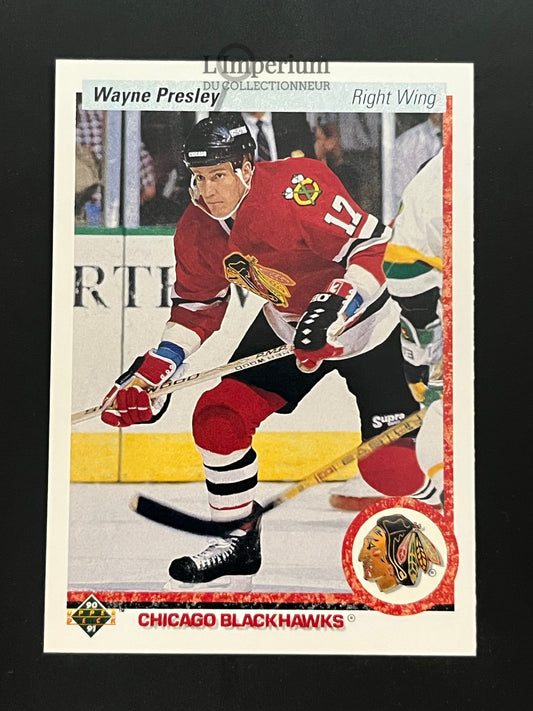 339. Wayne Presley Upper Deck 1990-91 Hockey Card