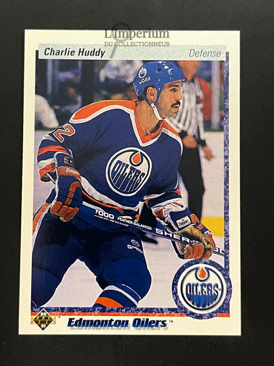 341. Charlie Huddy Upper Deck 1990-91 Hockey Card