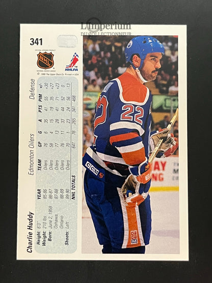 341. Charlie Huddy Upper Deck 1990-91 Hockey Card