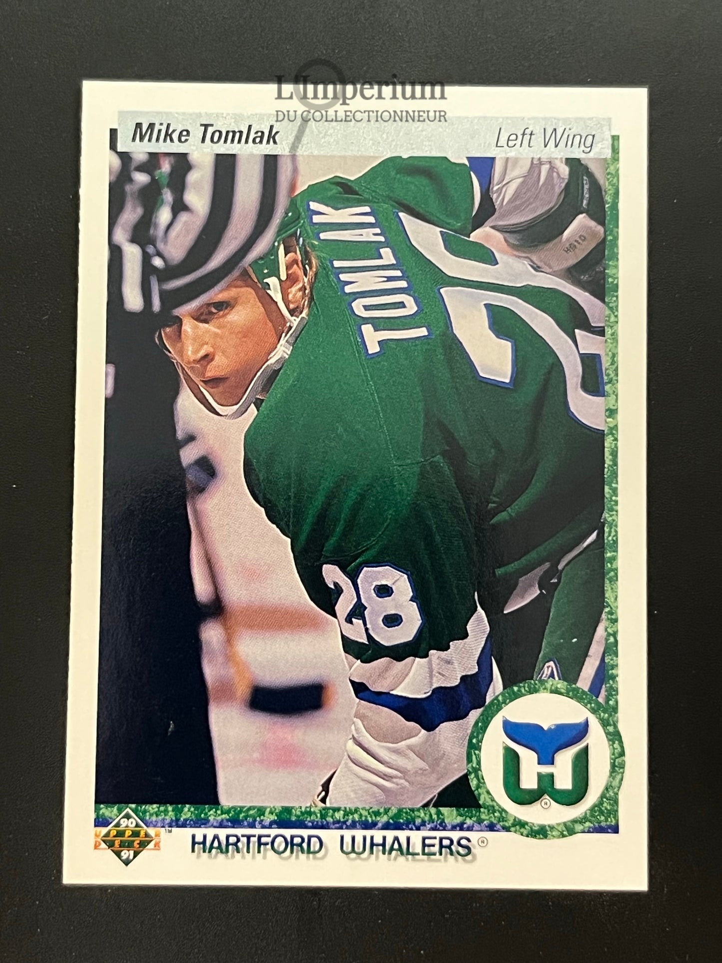 343. Mike Tomlak RC Upper Deck 1990-91 Hockey Card