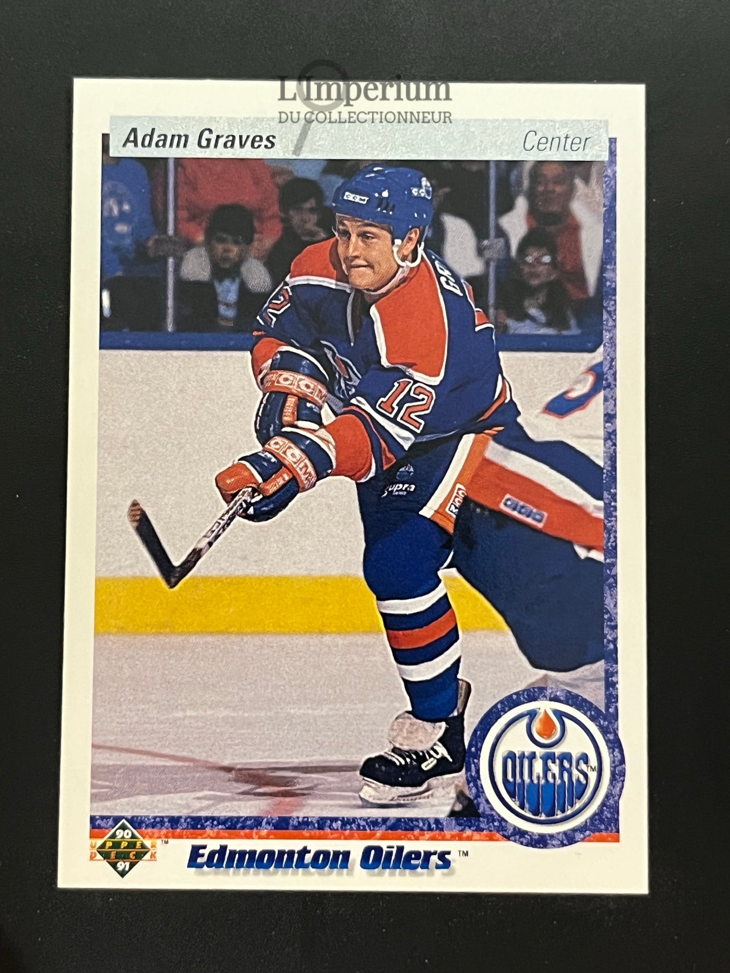 344. Adam Graves RC Upper Deck 1990-91 Hockey Card