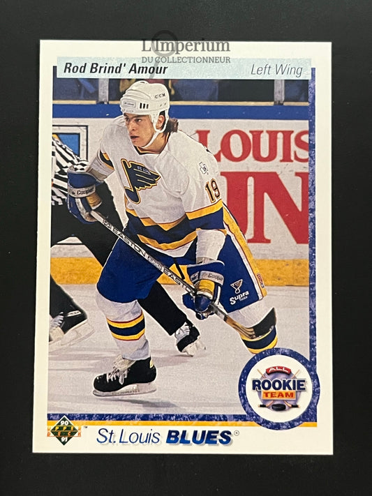 347. Rod Brind’Amour ART Upper Deck 1990-91 Hockey Card