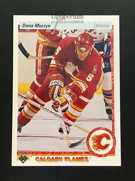 348. Dana Murzyn Upper Deck 1990-91 Hockey Card