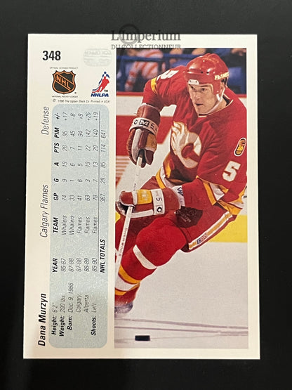 348. Dana Murzyn Upper Deck 1990-91 Hockey Card