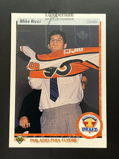 355. Mike Ricci RC Upper Deck 1990-91 Hockey Card