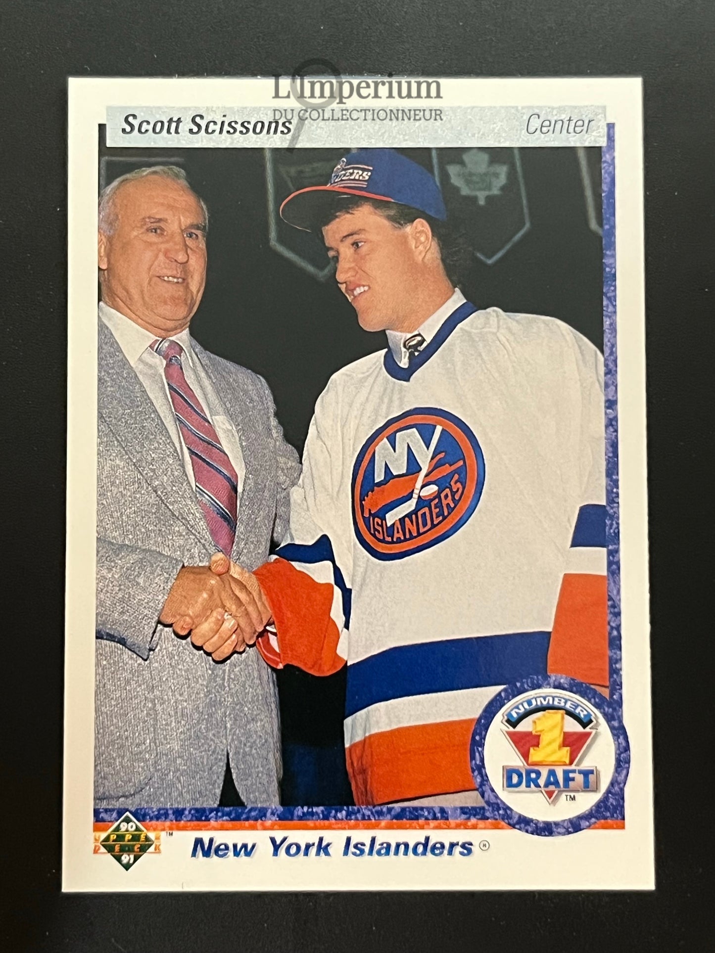 357. Scott Scissons RC Upper Deck 1990-91 Hockey Card