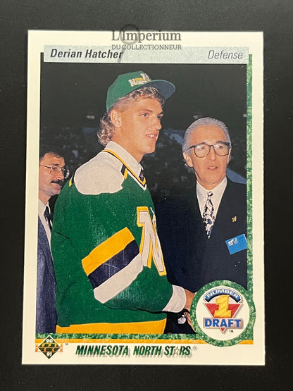 359. Derian Hatcher Upper Deck 1990-91 Hockey Card
