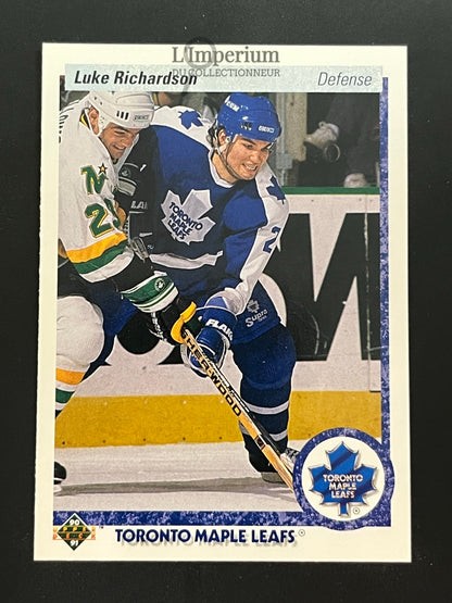 362. Luke Richardson Upper Deck 1990-91 Hockey Card
