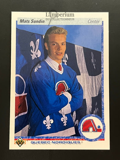 365. Mats Sundin RC Upper Deck 1990-91 Hockey Card