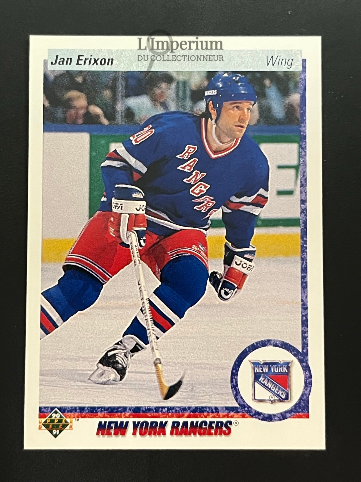 366. Jan Erixon Upper Deck 1990-91 Hockey Card
