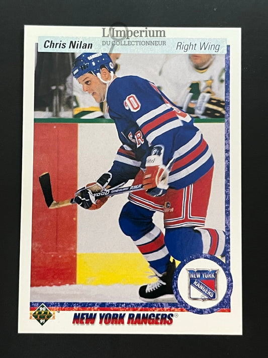 368. Chris Nilan Upper Deck 1990-91 Hockey Card