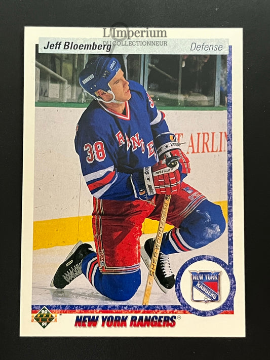 370. Jeff Bloemberg RC Upper Deck 1990-91 Hockey Card