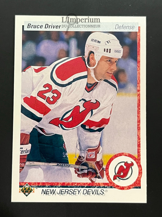 373. Bruce Driver Upper Deck 1990-91 Hockey Card