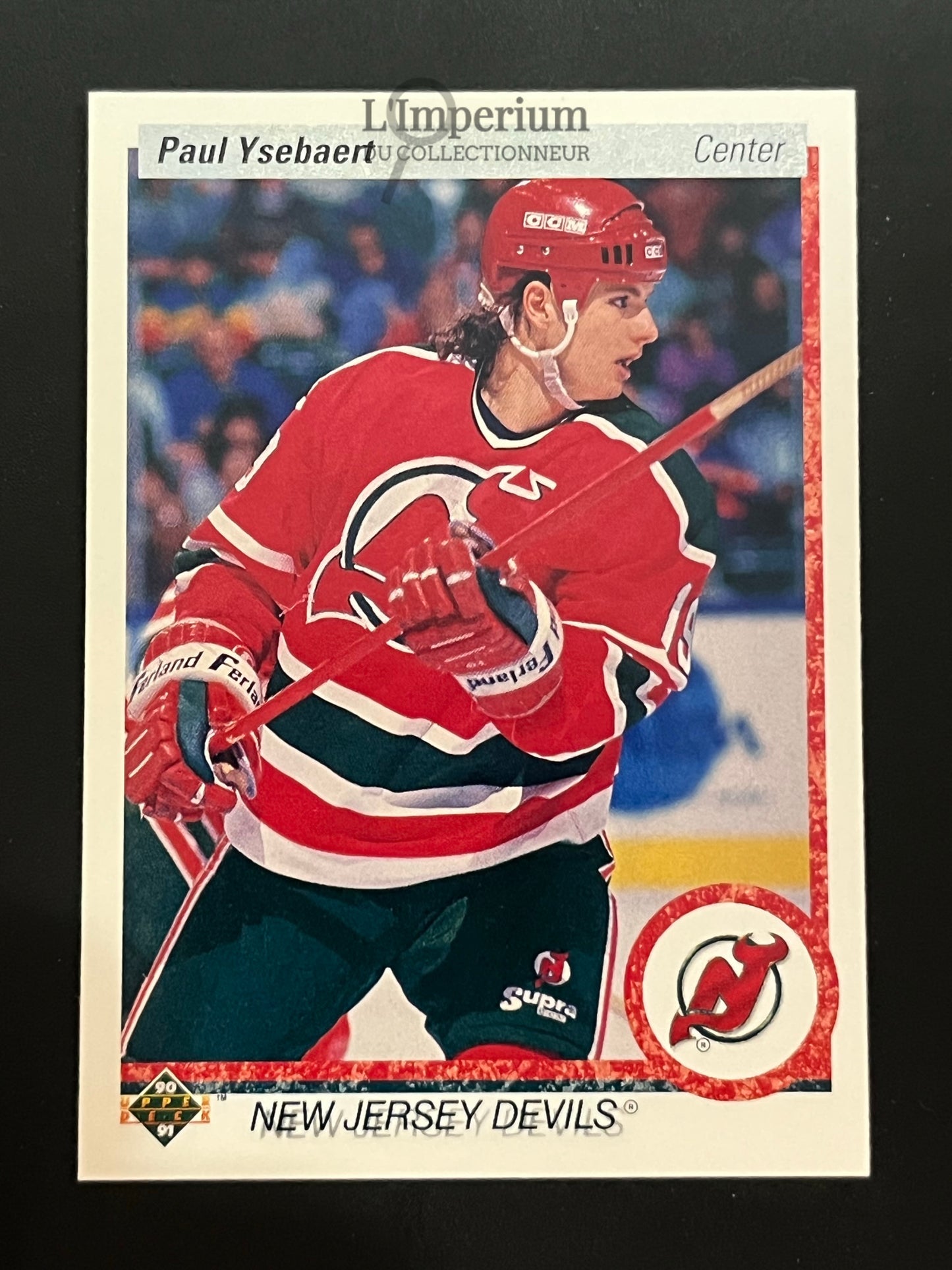 375. Paul Ysebaert RC Upper Deck 1990-91 Hockey Card