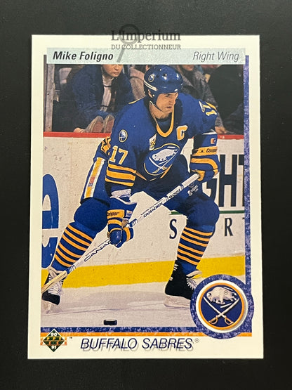 378. Mike Foligno Upper Deck 1990-91 Hockey Card