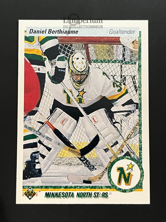 381. Daniel Berthiaume Upper Deck 1990-91 Hockey Card