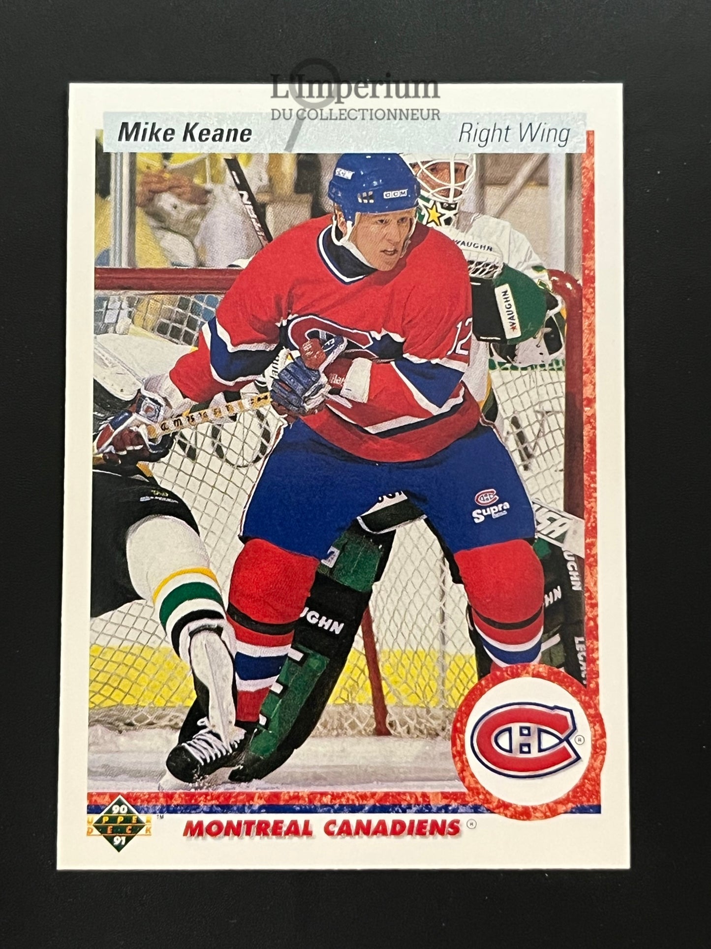 382. Mike Keane RC Upper Deck 1990-91 Hockey Card