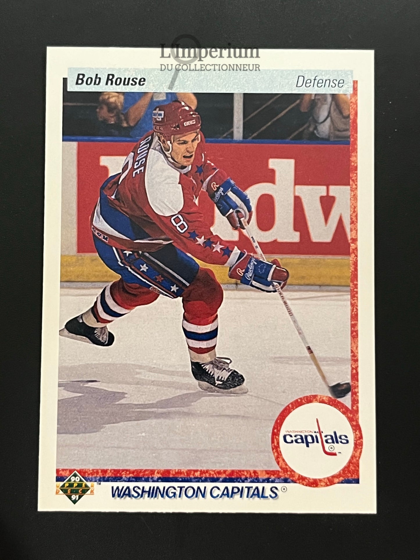 389. Bob Rouse Upper Deck 1990-91 Hockey Card