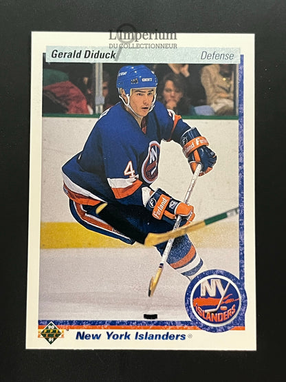 390. Gerald Diduck Upper Deck 1990-91 Hockey Card