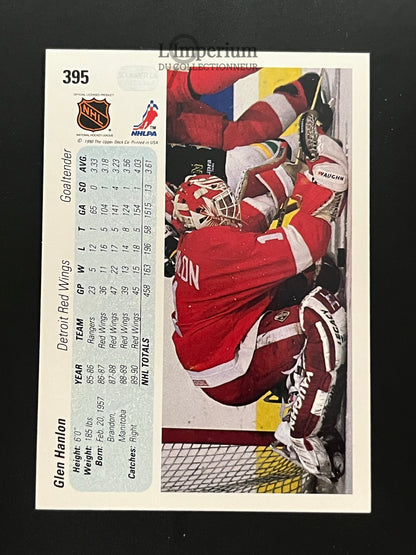 395. Glen Hanton Upper Deck 1990-91 Hockey Card