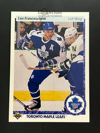 396. Lou Franceschetti RC Upper Deck 1990-91 Hockey Card