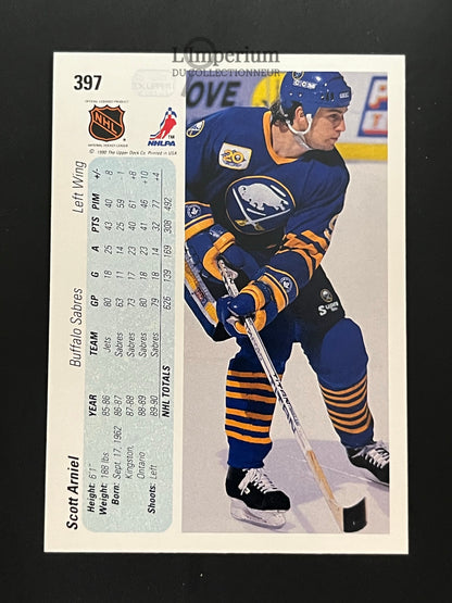 397. Scott Arniel Upper Deck 1990-91 Hockey Card