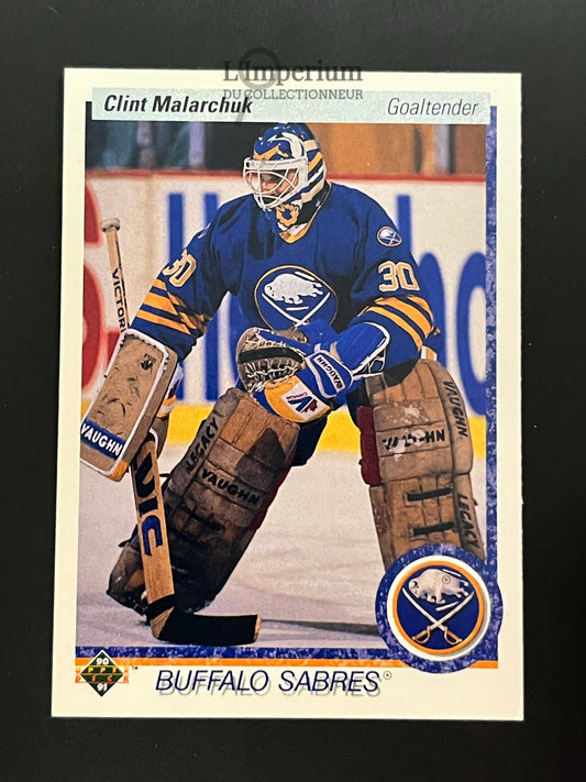 399. Clint Malarchuk Upper Deck 1990-91 Hockey Card