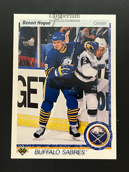 402. Benoit Hogue Upper Deck 1990-91 Hockey Card