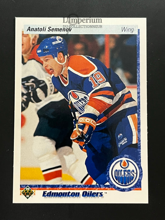 405. Anatoli Semenov RC Upper Deck 1990-91 Hockey Card