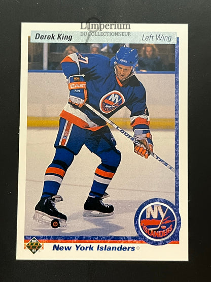 407. Derek King Upper Deck 1990-91 Hockey Card
