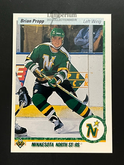 409. Brian Propp Upper Deck 1990-91 Hockey Card