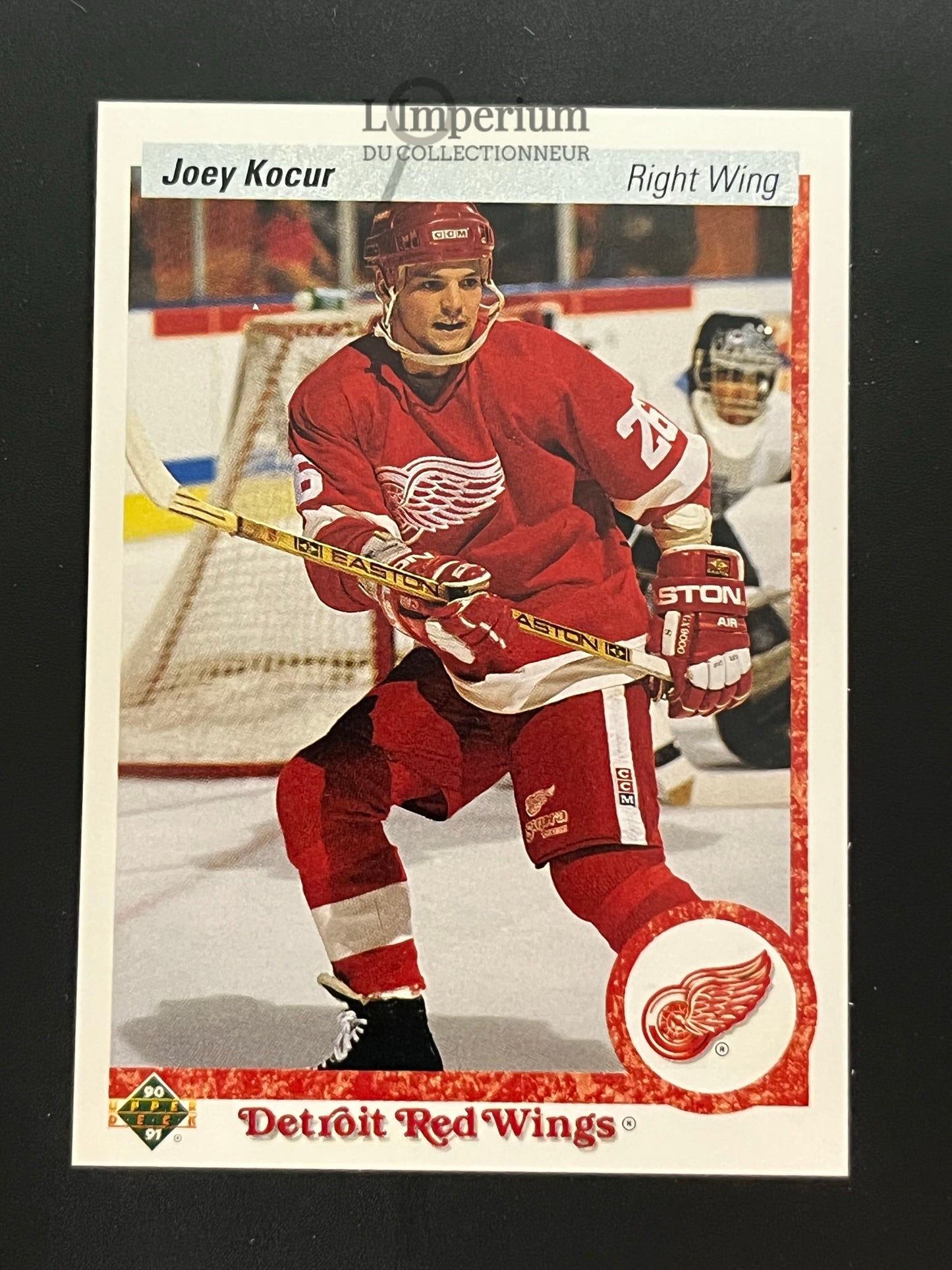 411. Joey Kocur RC Upper Deck 1990-91 Hockey Card