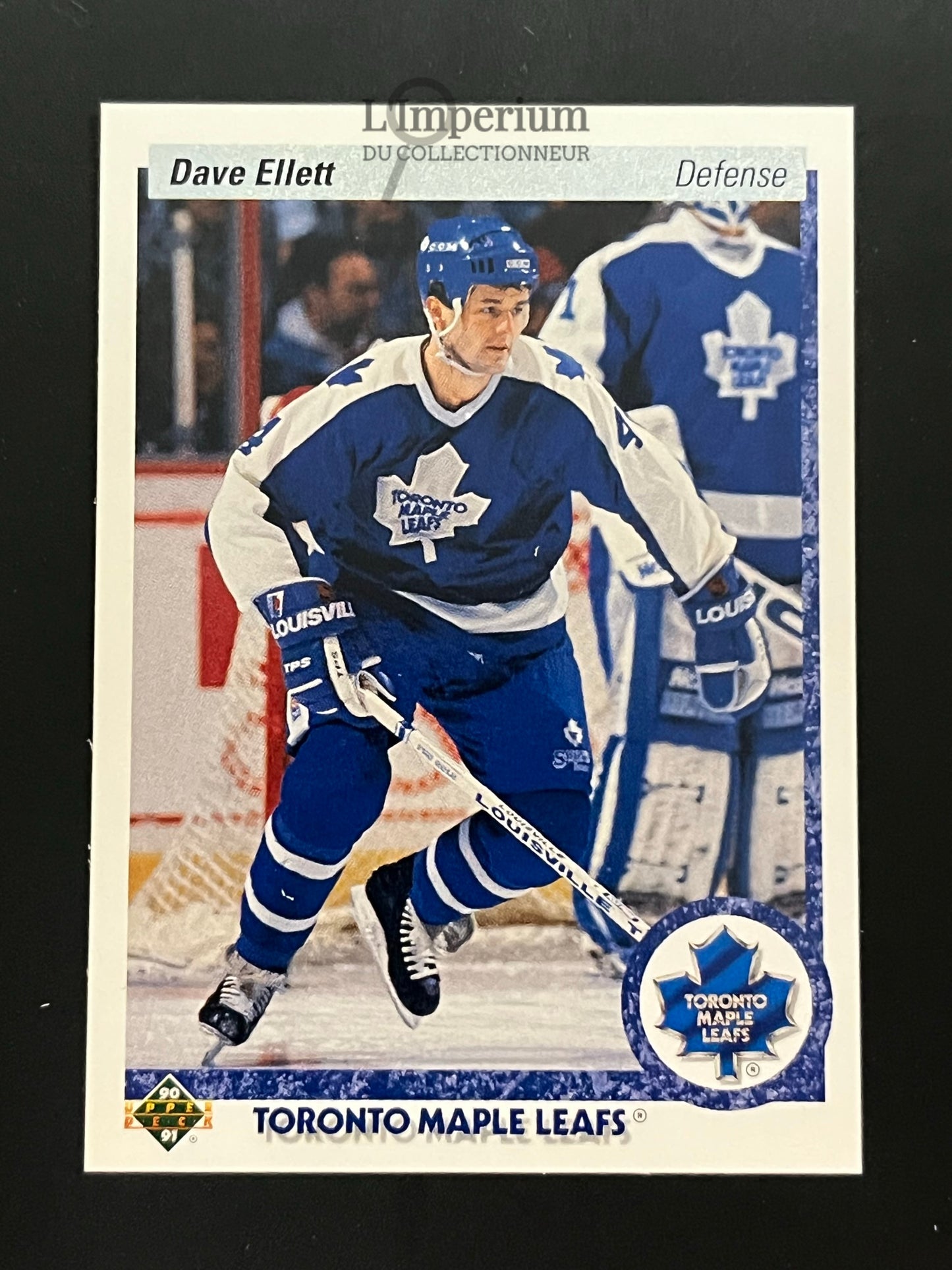 413. Dave Ellett Upper Deck 1990-91 Hockey Card